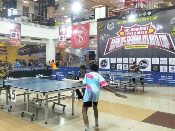 Kapolres Cup 2026 Pecahkan Rekor, 585 Atlet Tenis Meja Ramaikan Tasikmalaya